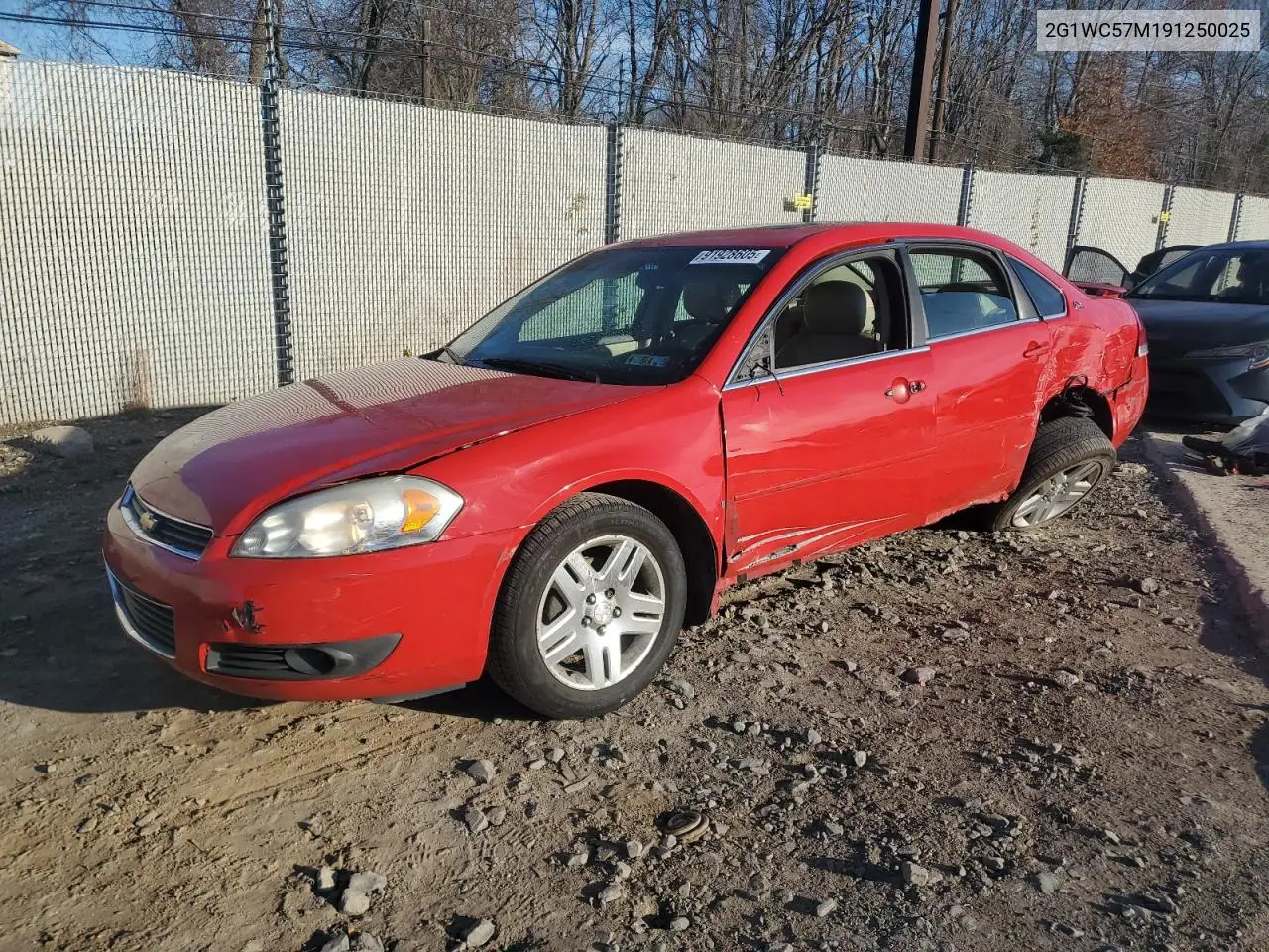 2G1WC57M191250025 2009 Chevrolet Impala 2Lt