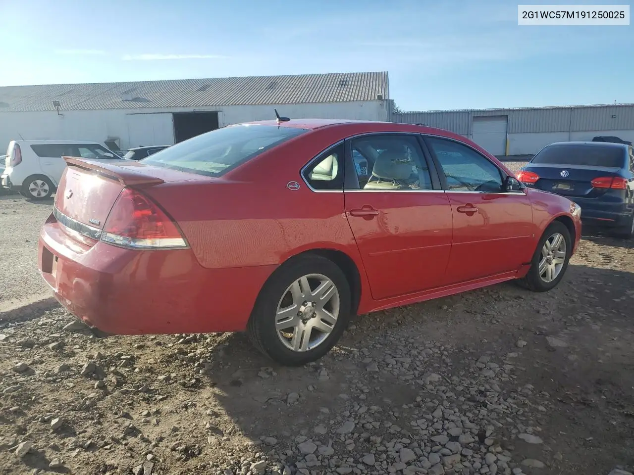 2G1WC57M191250025 2009 Chevrolet Impala 2Lt