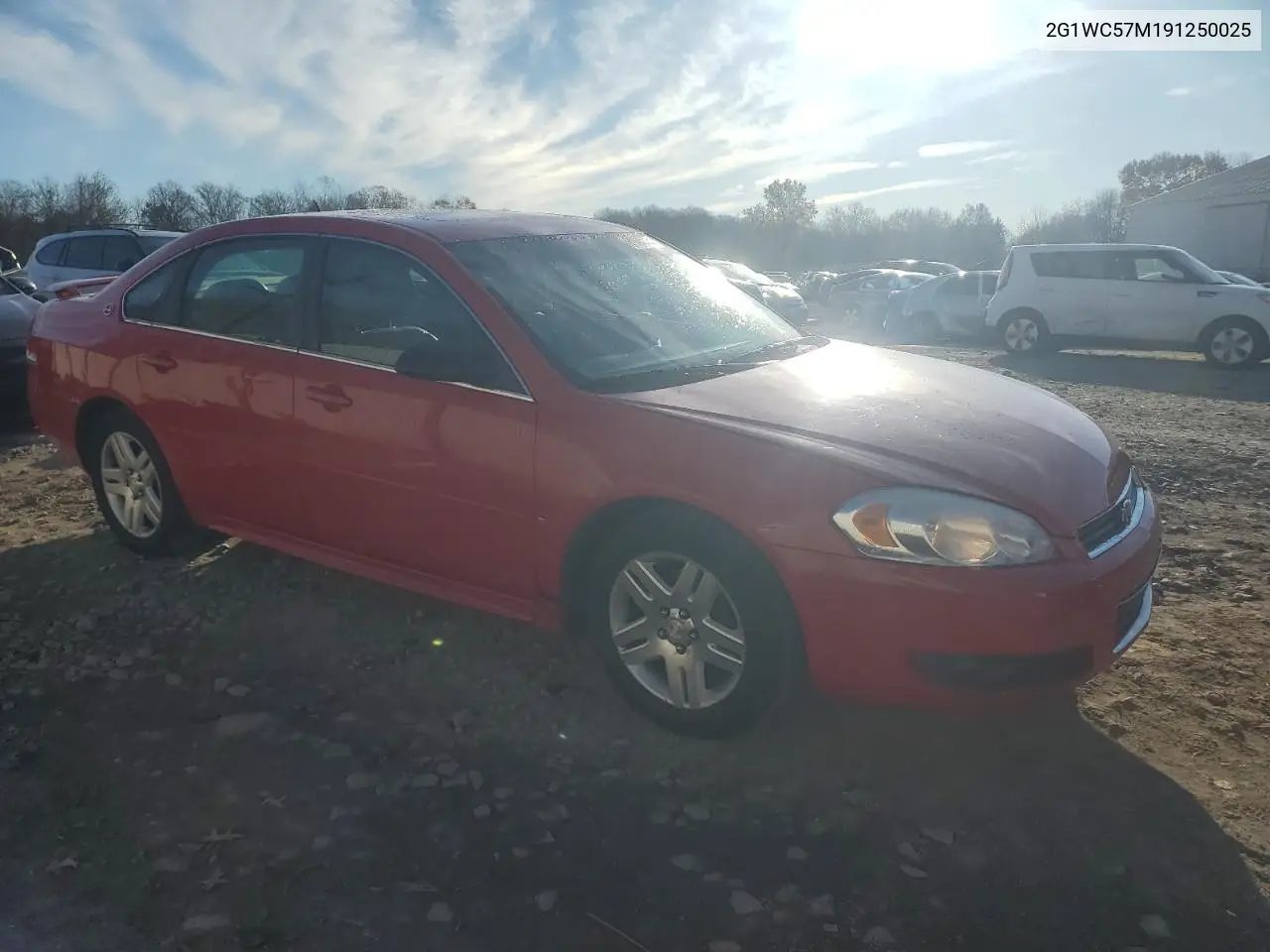 2G1WC57M191250025 2009 Chevrolet Impala 2Lt