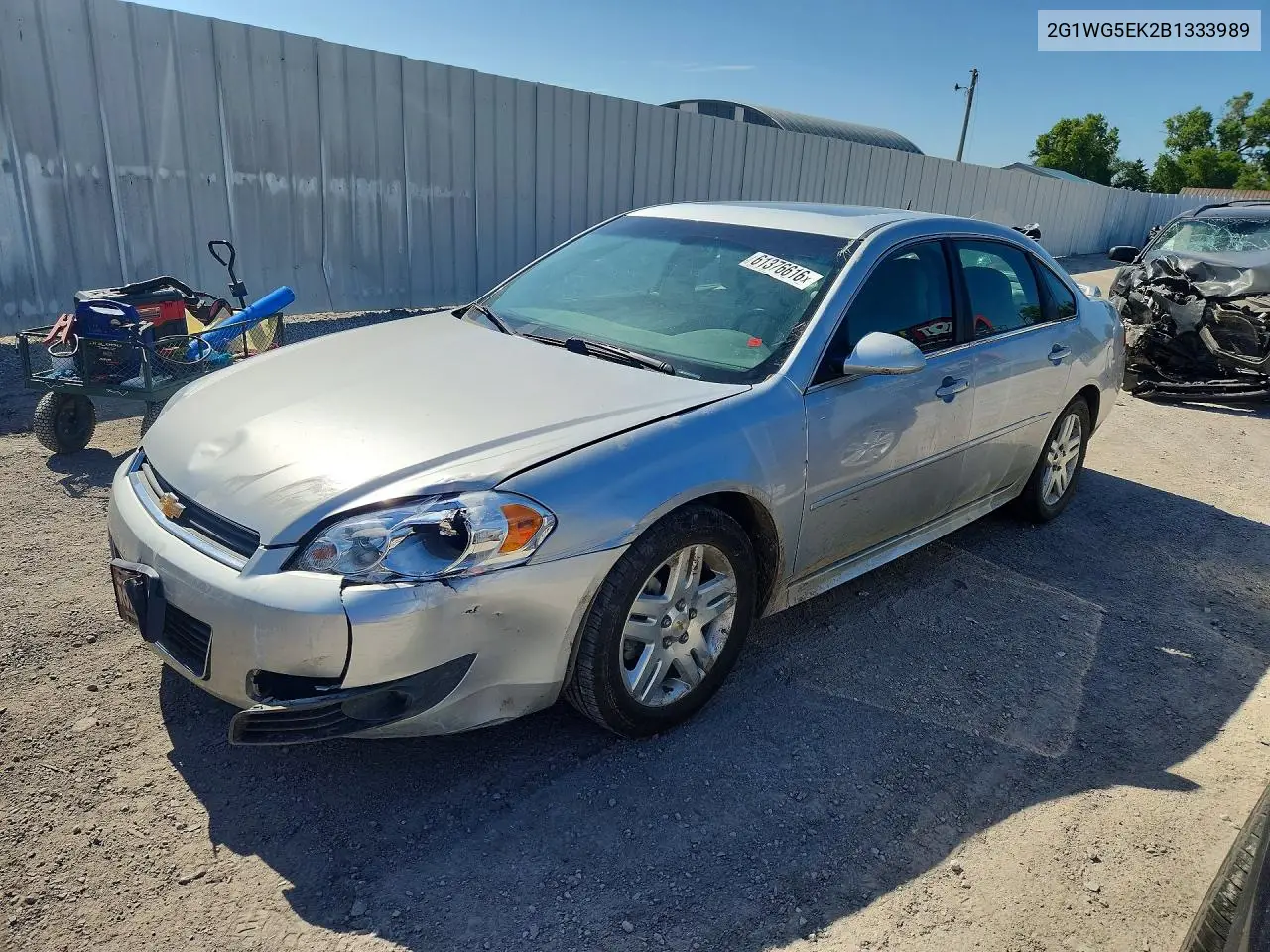 2011 Chevrolet Impala Lt VIN: 2G1WG5EK2B1333989 Lot: 61376616