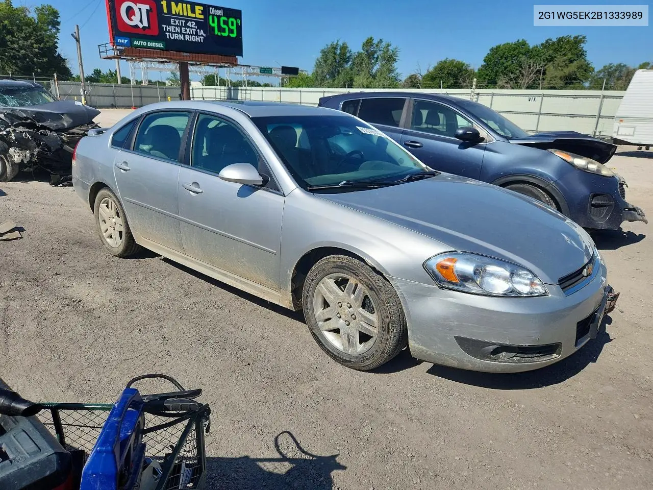 2011 Chevrolet Impala Lt VIN: 2G1WG5EK2B1333989 Lot: 61376616