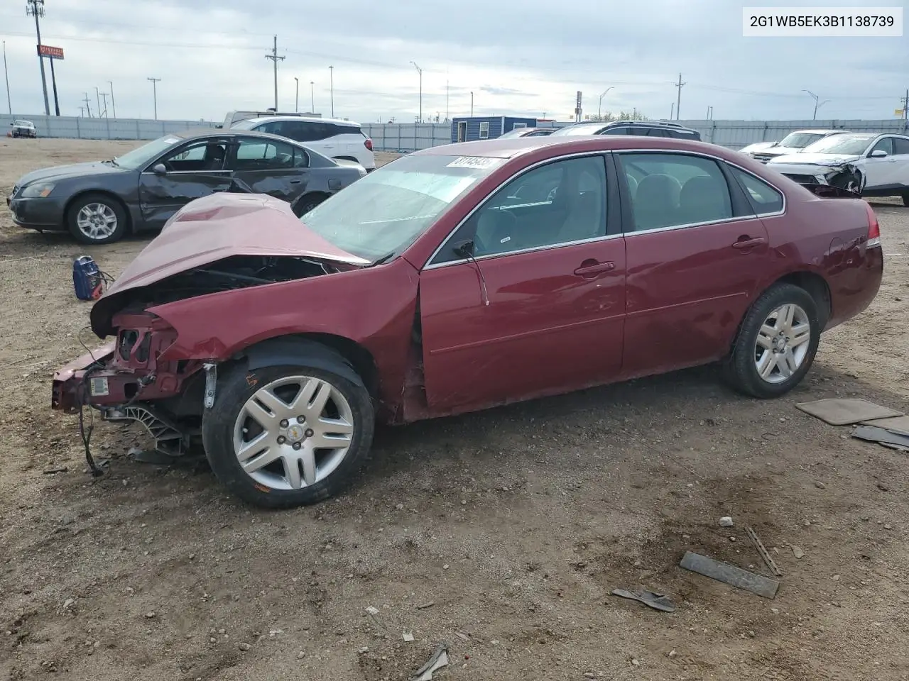 2G1WB5EK3B1138739 2011 Chevrolet Impala Lt