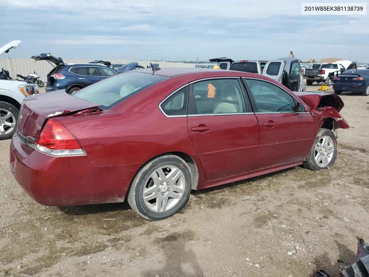 2G1WB5EK3B1138739 2011 Chevrolet Impala Lt