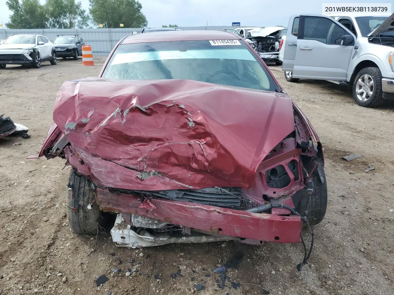 2G1WB5EK3B1138739 2011 Chevrolet Impala Lt