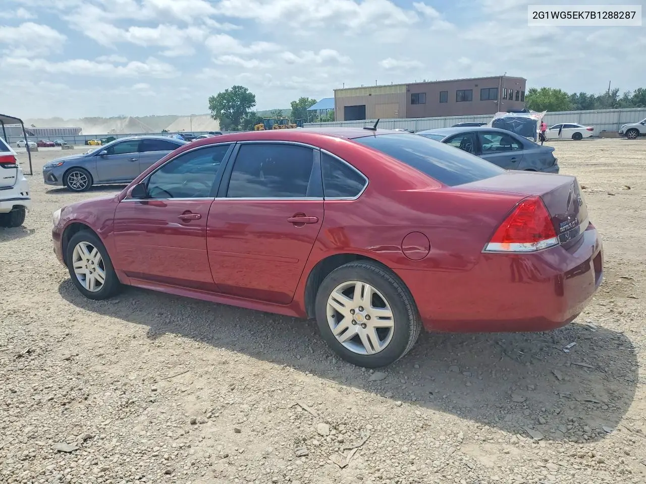 2011 Chevrolet Impala Lt VIN: 2G1WG5EK7B1288287 Lot: 85614015