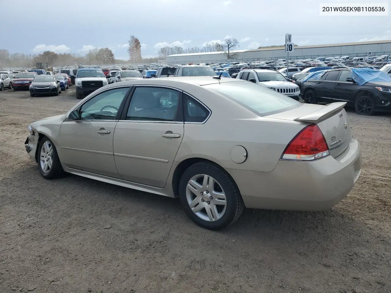2G1WG5EK9B1105536 2011 Chevrolet Impala Lt