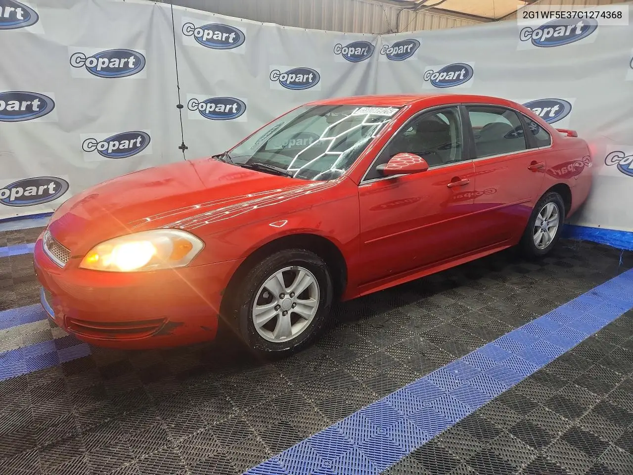 2012 Chevrolet Impala Ls VIN: 2G1WF5E37C1274368 Lot: 59081926