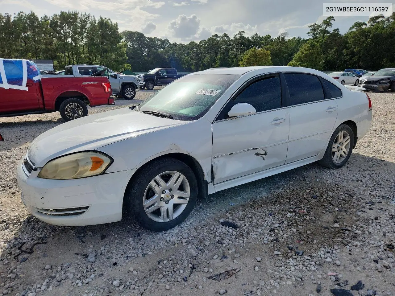 2012 Chevrolet Impala Lt VIN: 2G1WB5E36C1116597 Lot: 60314806