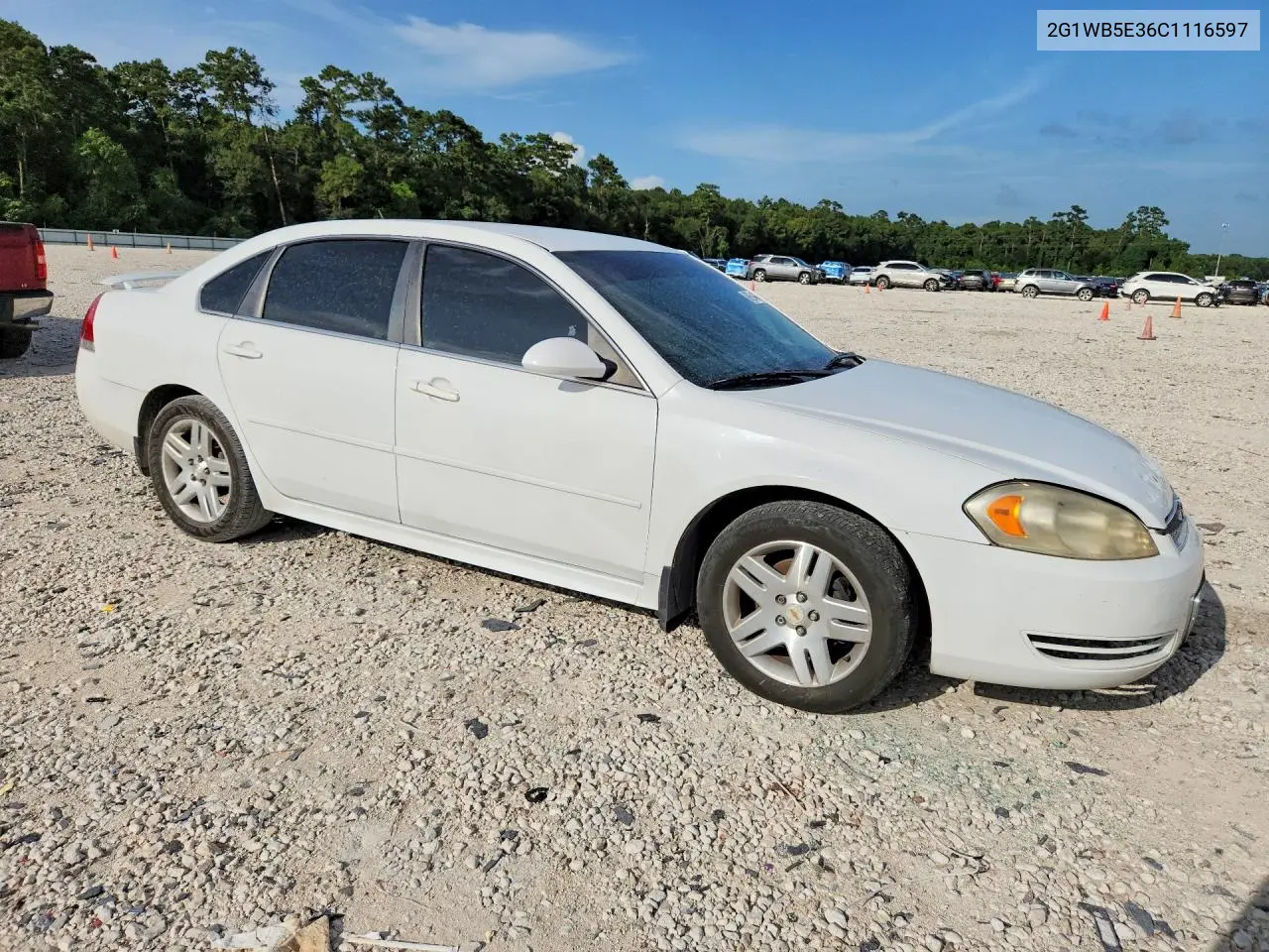 2012 Chevrolet Impala Lt VIN: 2G1WB5E36C1116597 Lot: 60314806