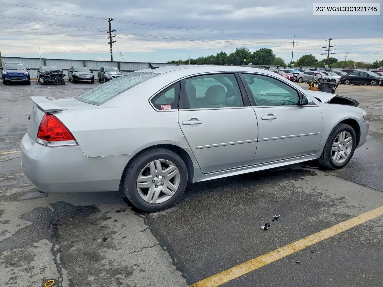 2012 Chevrolet Impala Lt VIN: 2G1WG5E33C1221745 Lot: 61027096