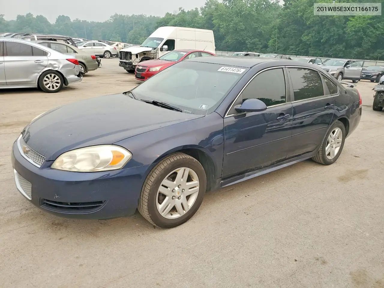 2012 Chevrolet Impala Lt VIN: 2G1WB5E3XC1166175 Lot: 61411476