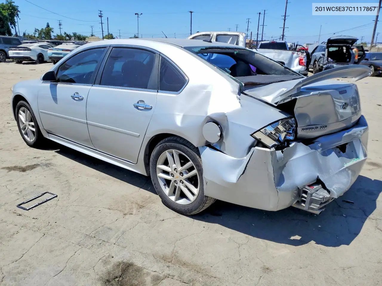 2012 Chevrolet Impala Ltz VIN: 2G1WC5E37C1117867 Lot: 61982606