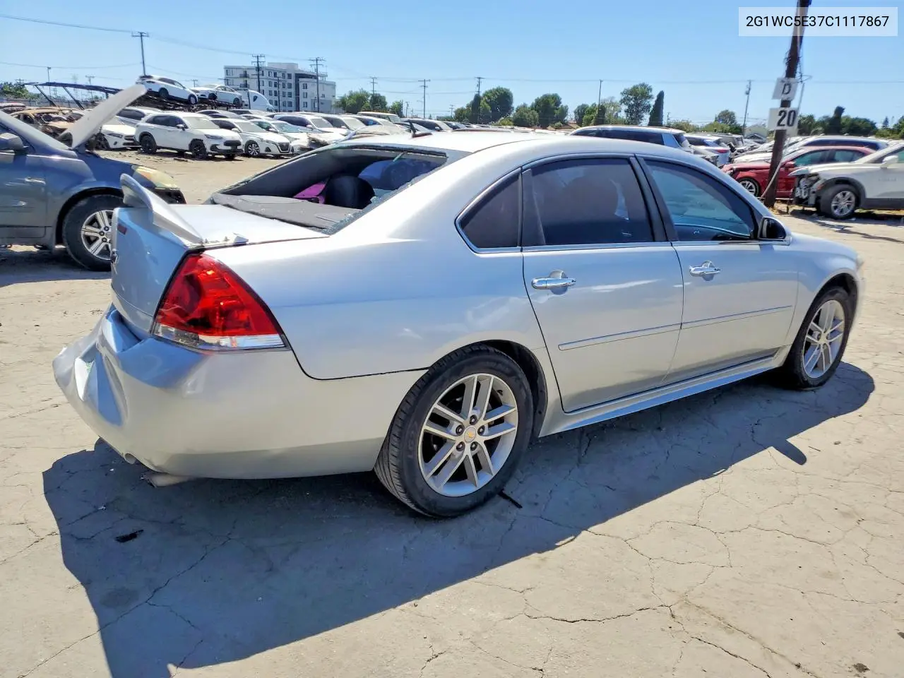 2012 Chevrolet Impala Ltz VIN: 2G1WC5E37C1117867 Lot: 61982606