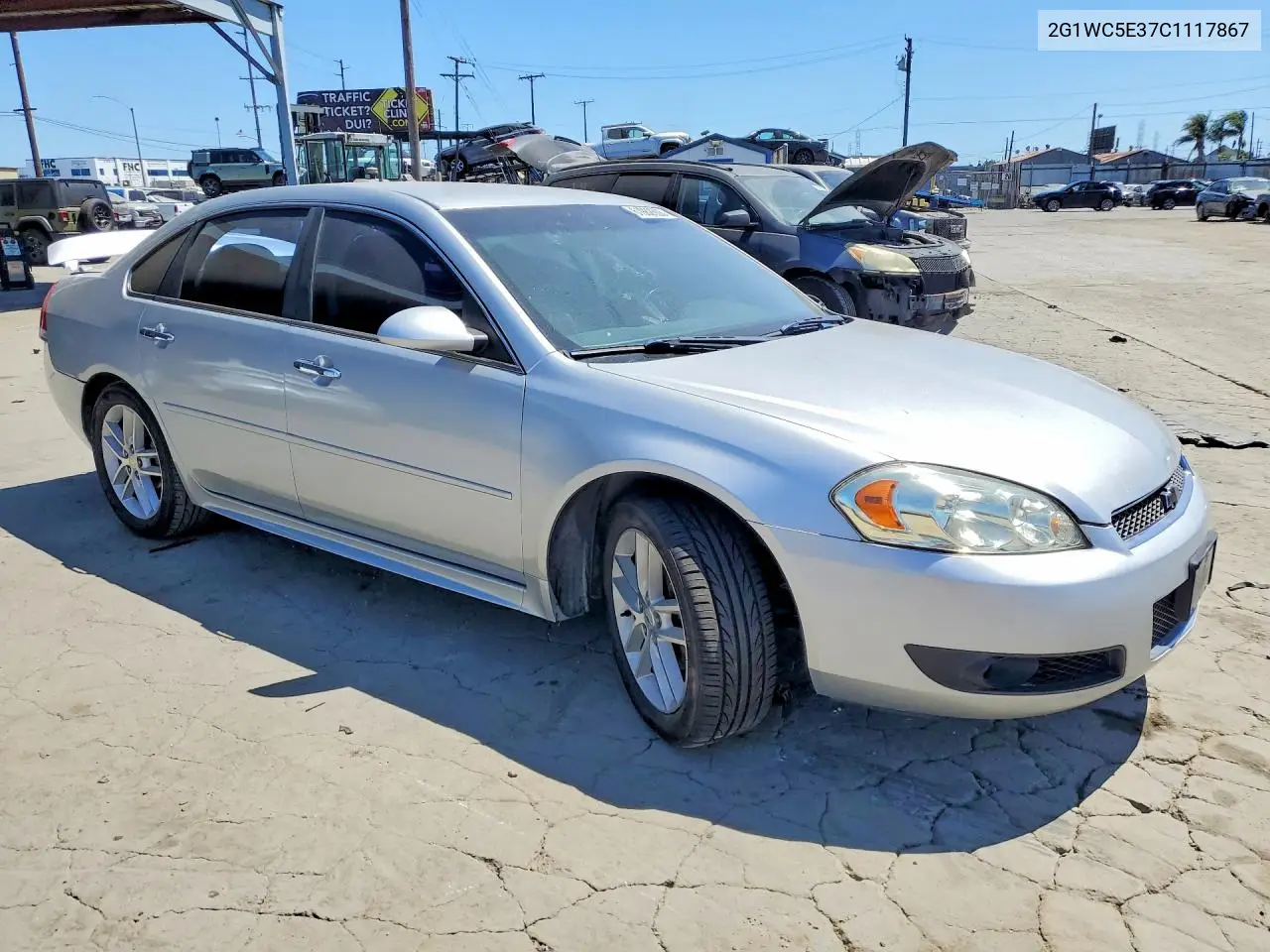 2012 Chevrolet Impala Ltz VIN: 2G1WC5E37C1117867 Lot: 61982606
