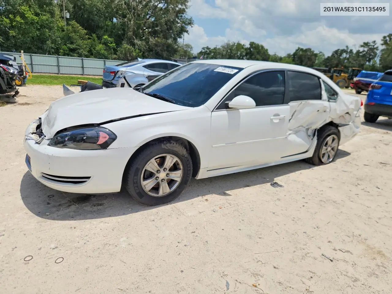 2G1WA5E31C1135495 2012 Chevrolet Impala Ls