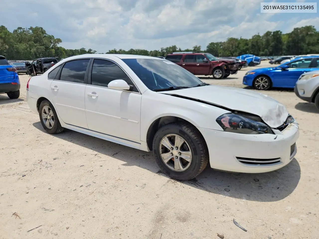 2G1WA5E31C1135495 2012 Chevrolet Impala Ls