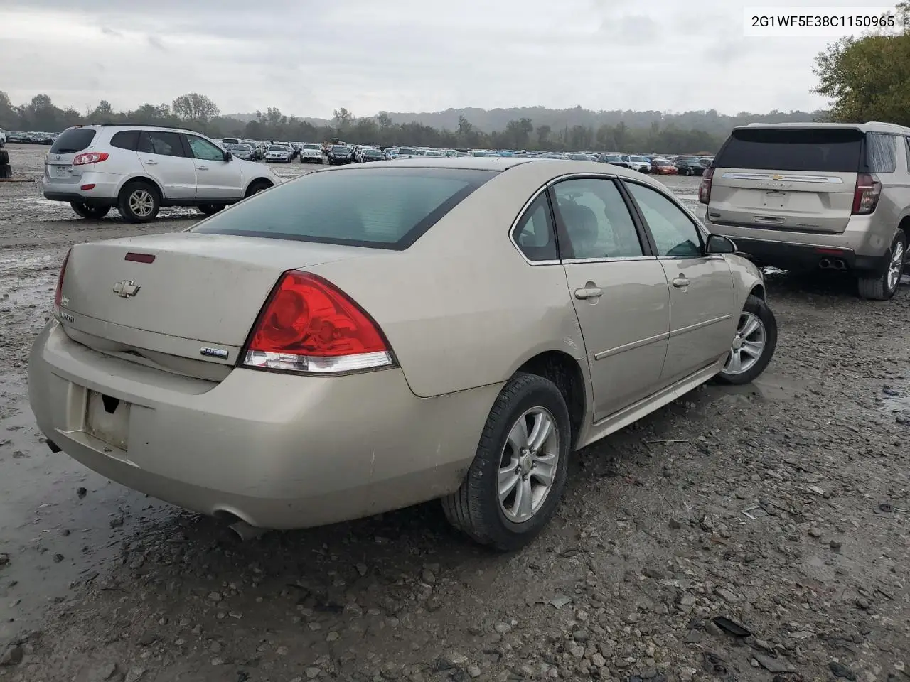 2G1WF5E38C1150965 2012 Chevrolet Impala Ls