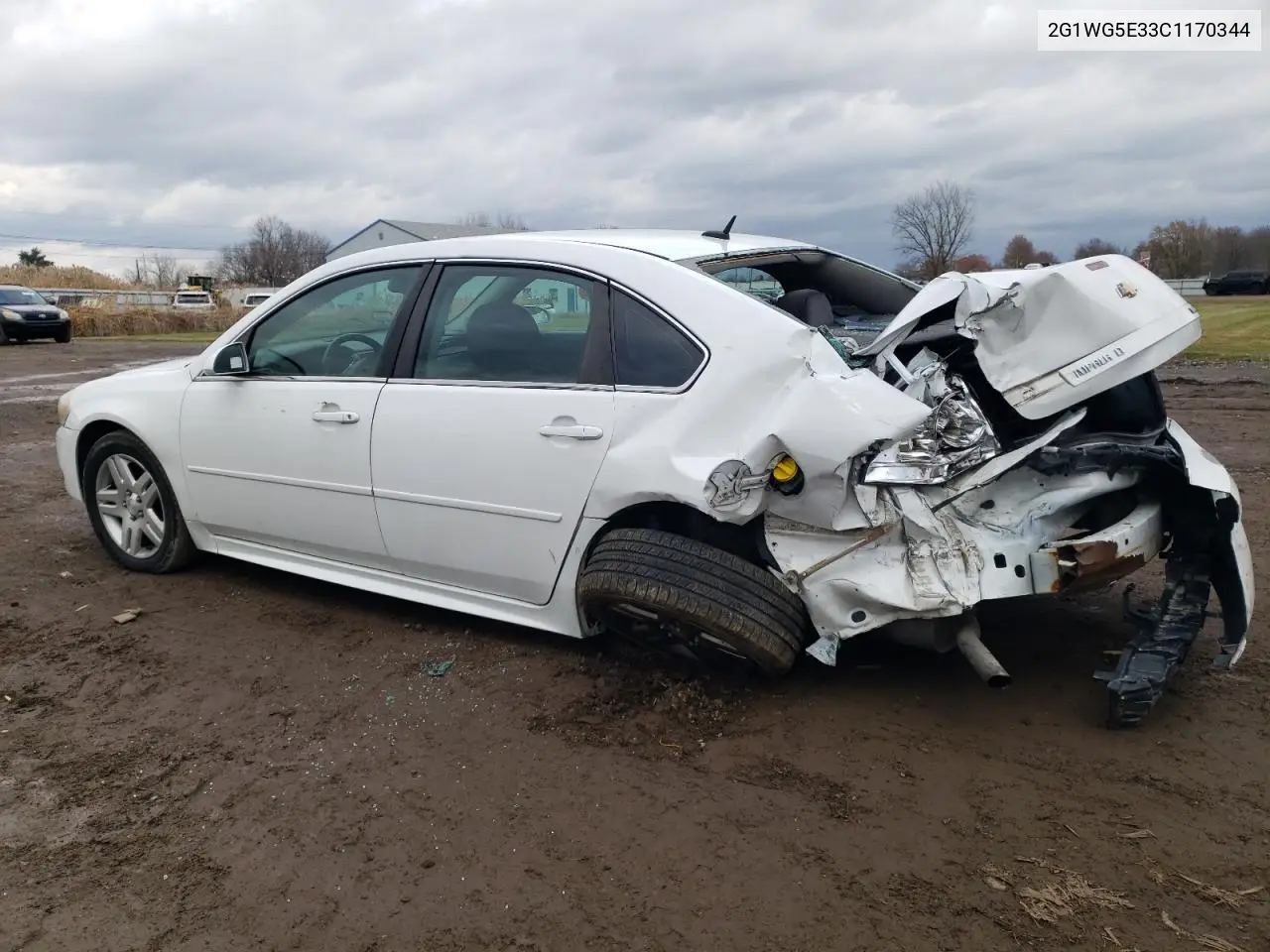 2G1WG5E33C1170344 2012 Chevrolet Impala Lt