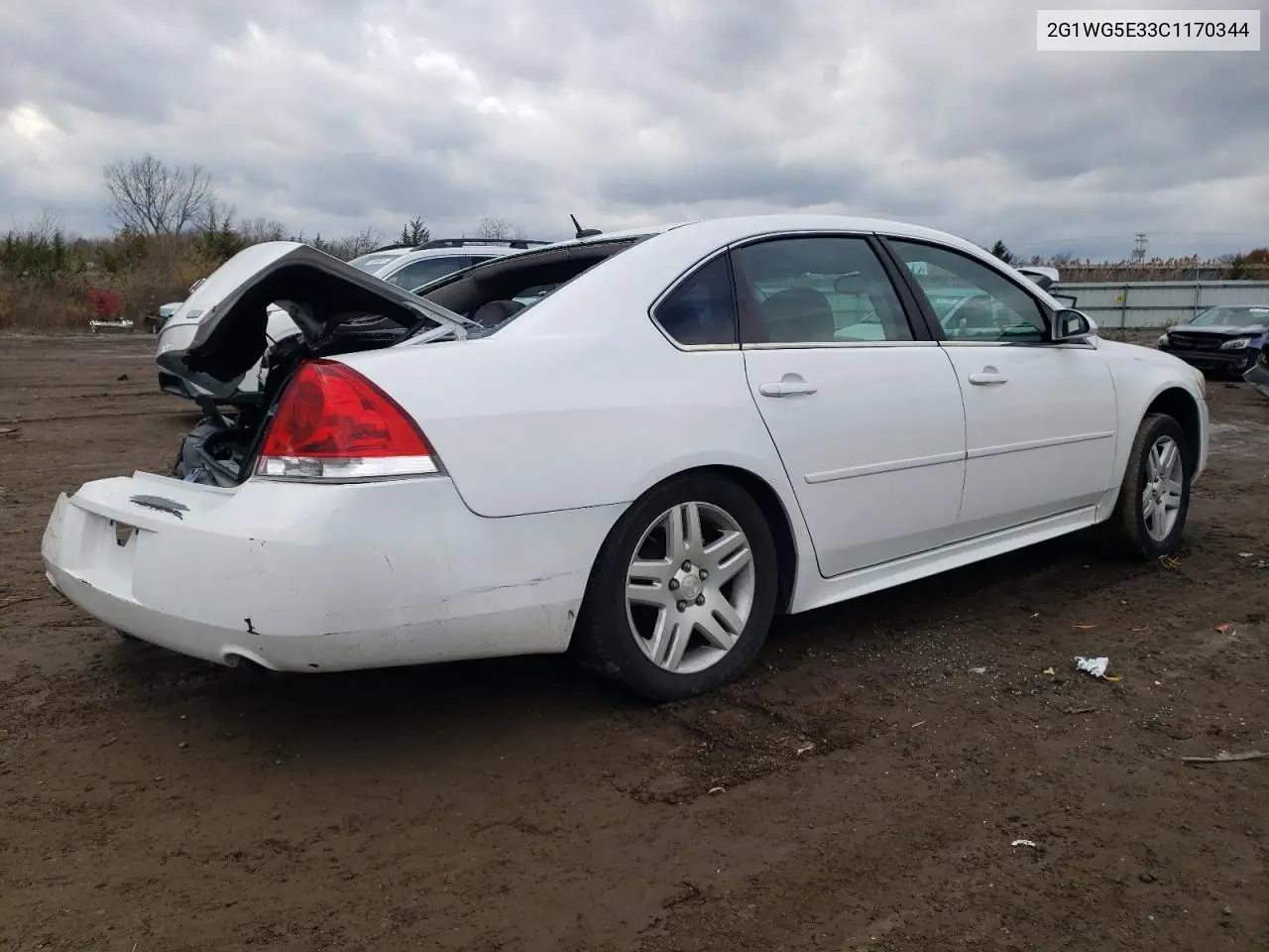 2G1WG5E33C1170344 2012 Chevrolet Impala Lt