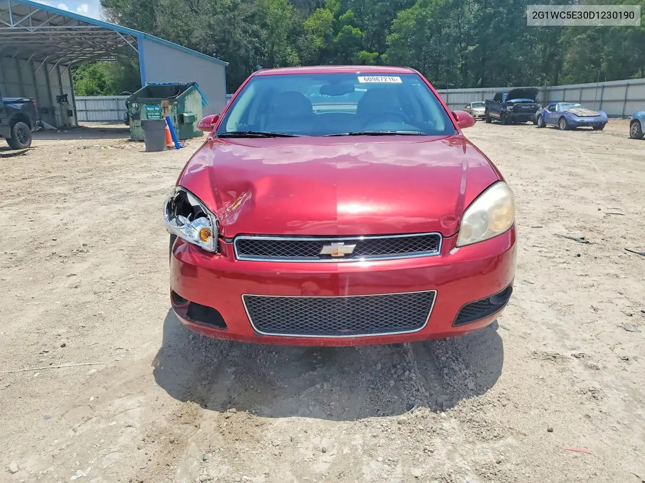 2013 Chevrolet Impala Ltz VIN: 2G1WC5E30D1230190 Lot: 60987216
