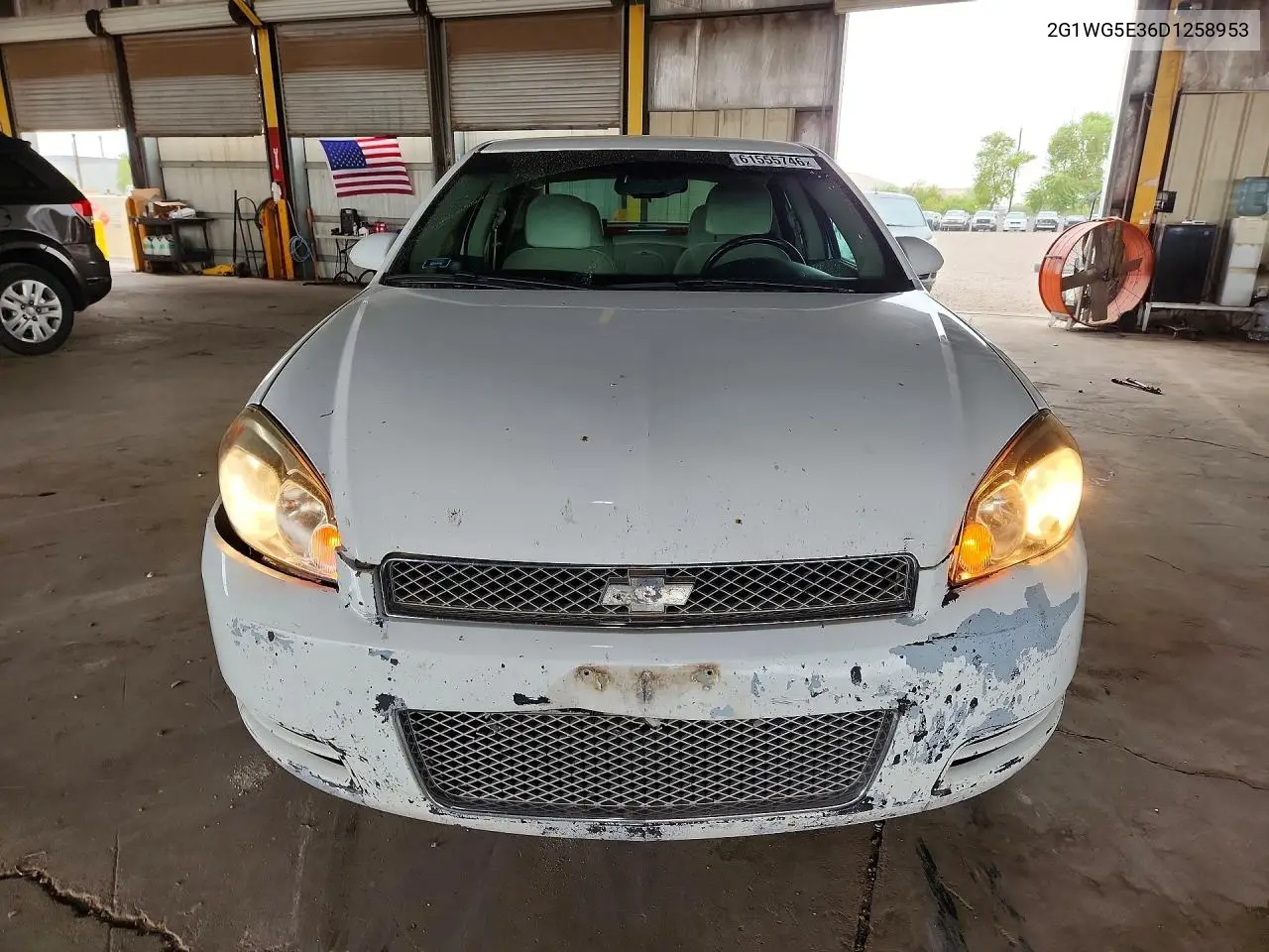 2013 Chevrolet Impala Lt VIN: 2G1WG5E36D1258953 Lot: 61555746
