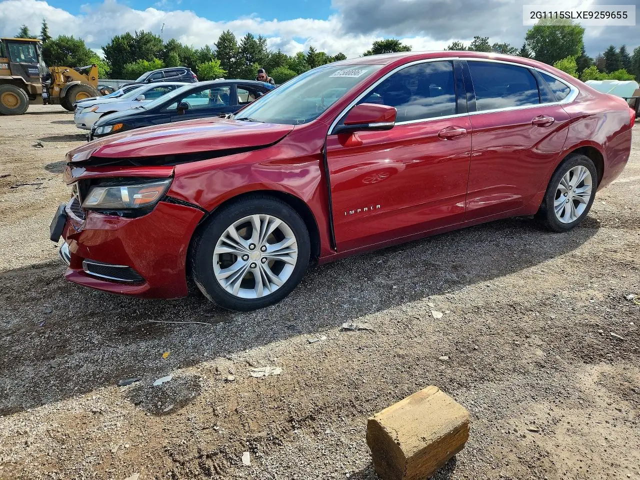 2014 Chevrolet Impala Lt VIN: 2G1115SLXE9259655 Lot: 57580896
