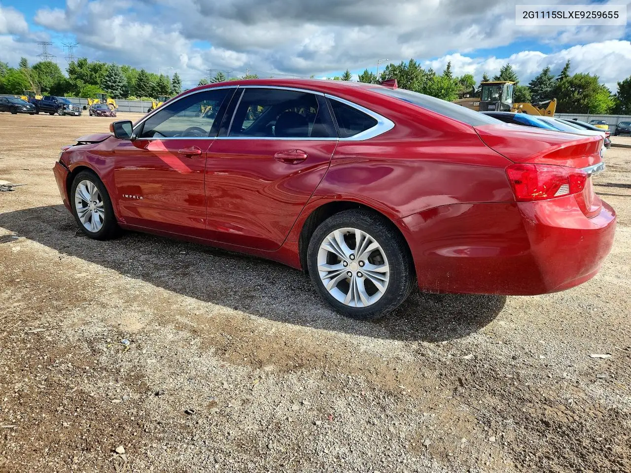 2014 Chevrolet Impala Lt VIN: 2G1115SLXE9259655 Lot: 57580896