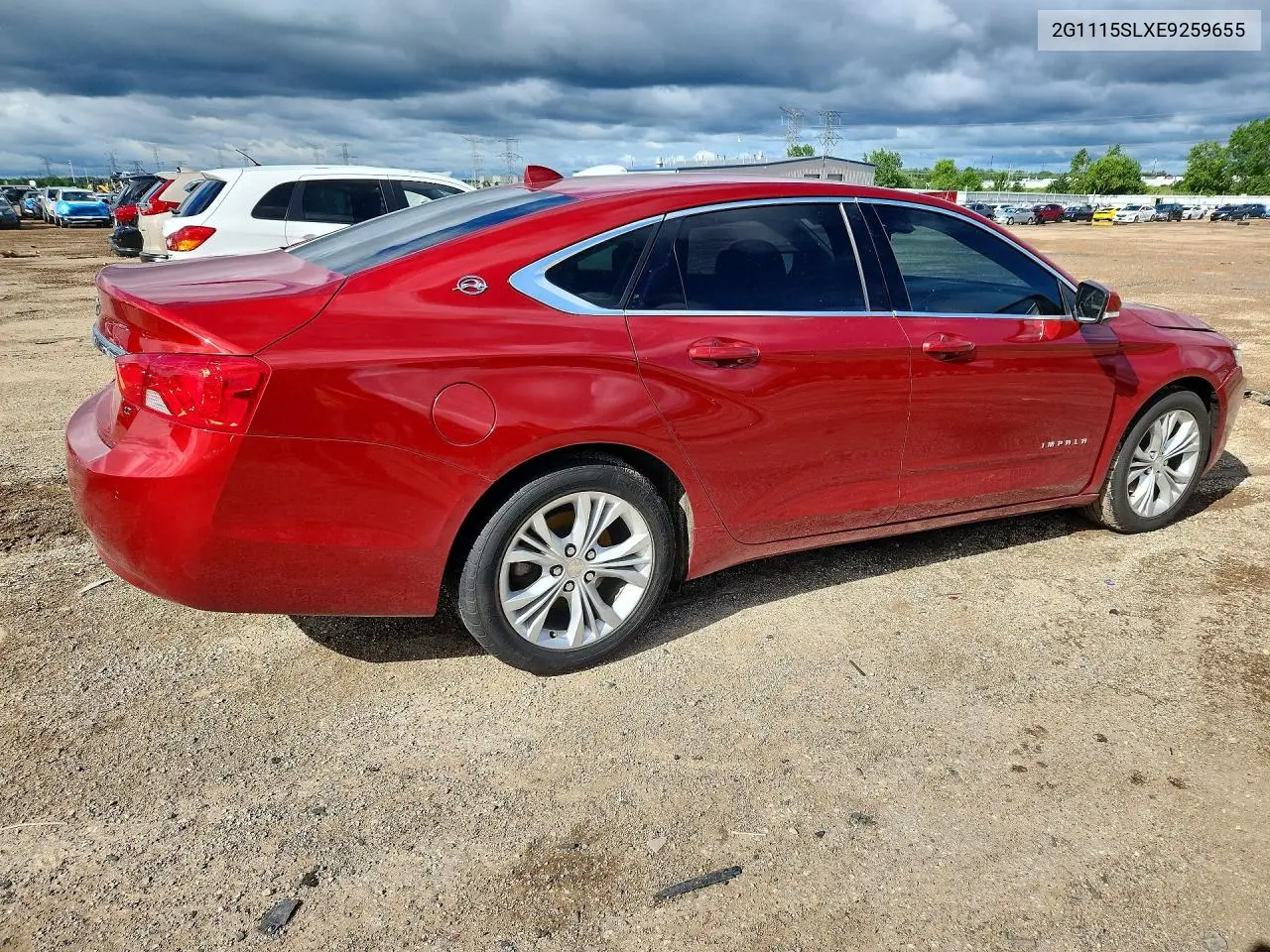 2014 Chevrolet Impala Lt VIN: 2G1115SLXE9259655 Lot: 57580896