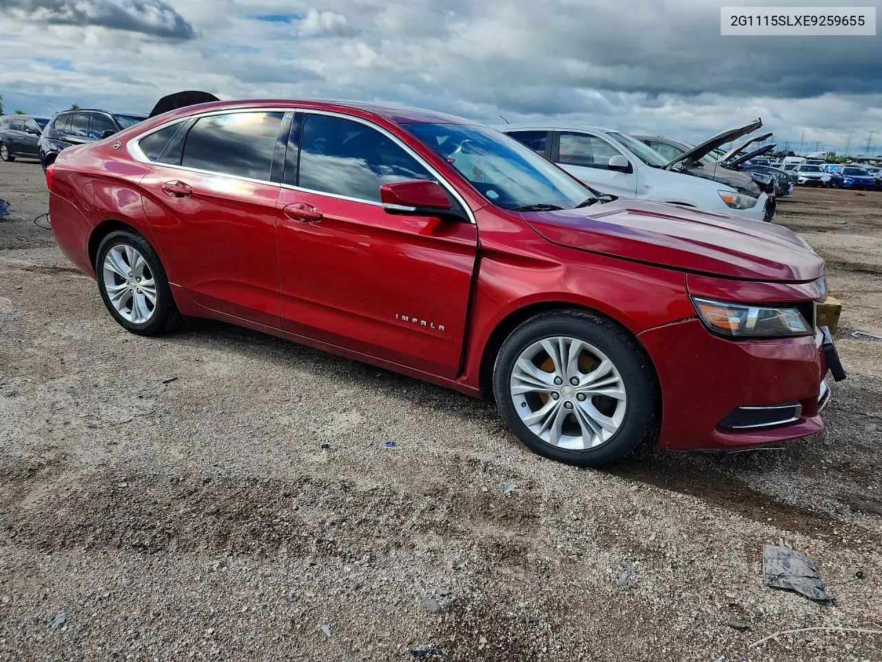 2014 Chevrolet Impala Lt VIN: 2G1115SLXE9259655 Lot: 57580896