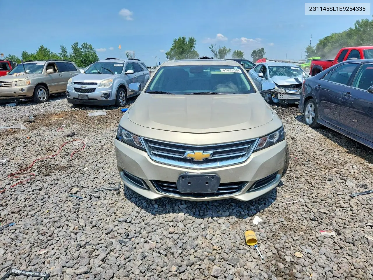 2014 Chevrolet Impala Ltz VIN: 2G1145SL1E9254335 Lot: 61035436