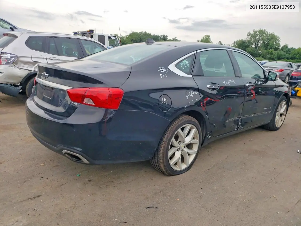2014 Chevrolet Impala Ltz VIN: 2G1155S35E9137953 Lot: 61550206