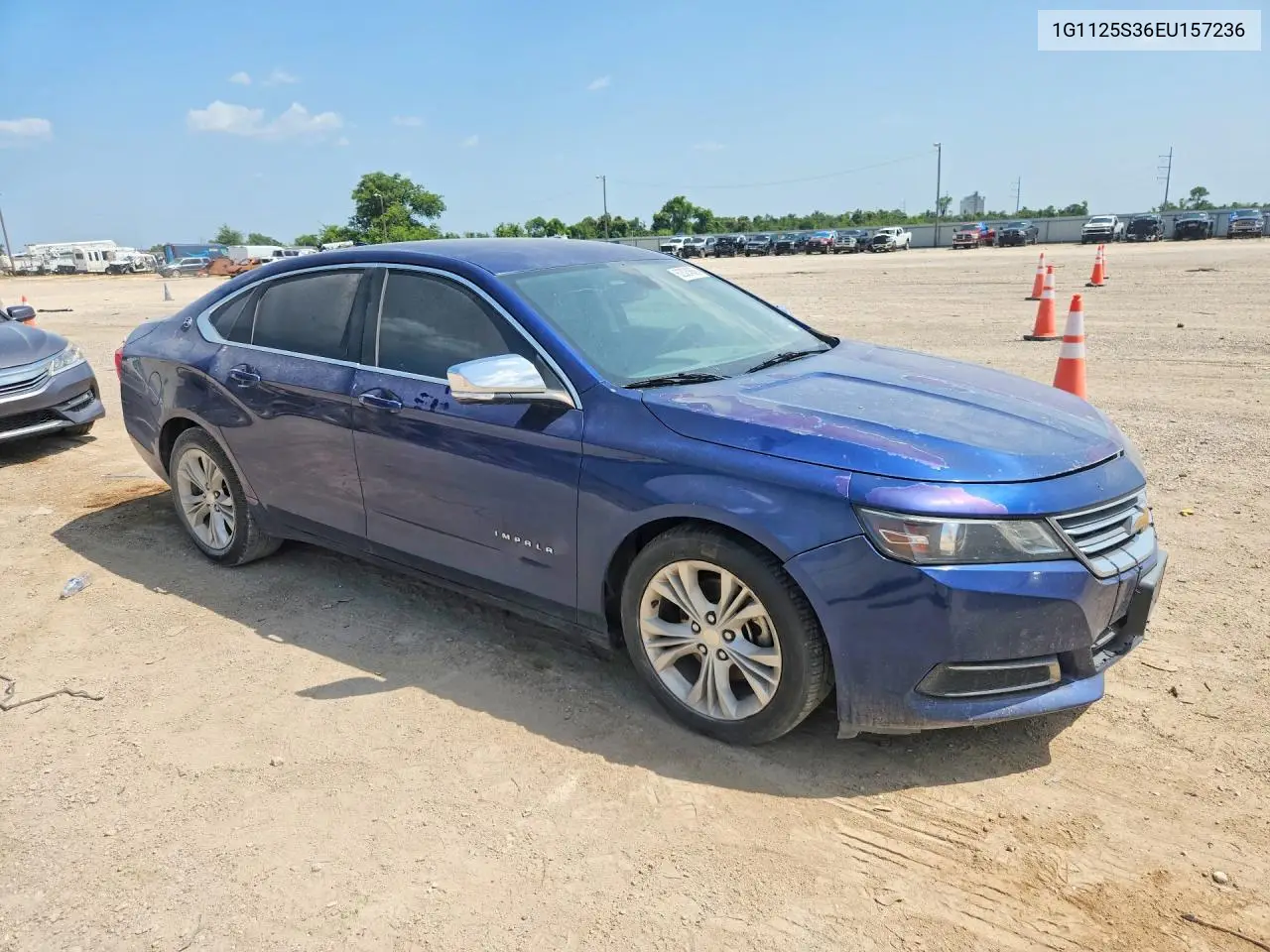 1G1125S36EU157236 2014 Chevrolet Impala Lt