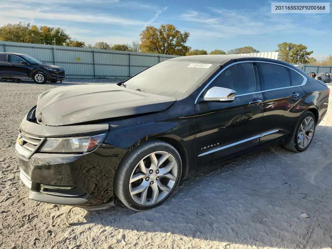 2G1165S32F9200568 2015 Chevrolet Impala Ltz