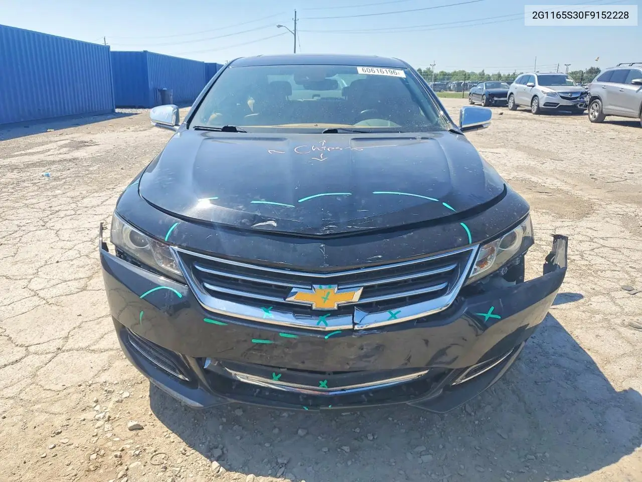 2015 Chevrolet Impala Ltz VIN: 2G1165S30F9152228 Lot: 60616196