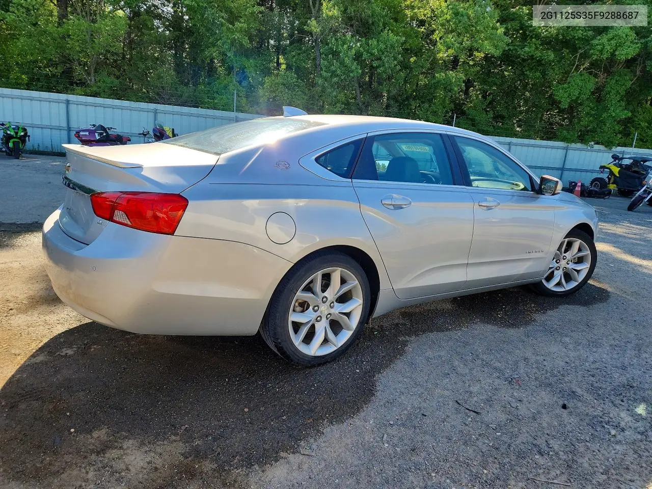 2015 Chevrolet Impala Lt VIN: 2G1125S35F9288687 Lot: 60640186