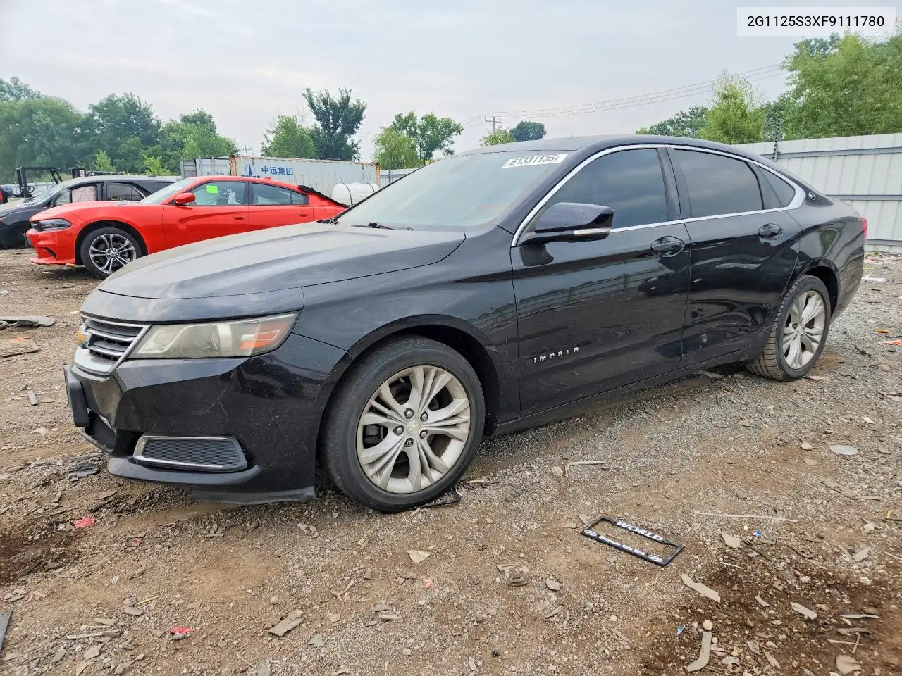 2015 Chevrolet Impala Lt VIN: 2G1125S3XF9111780 Lot: 61331136