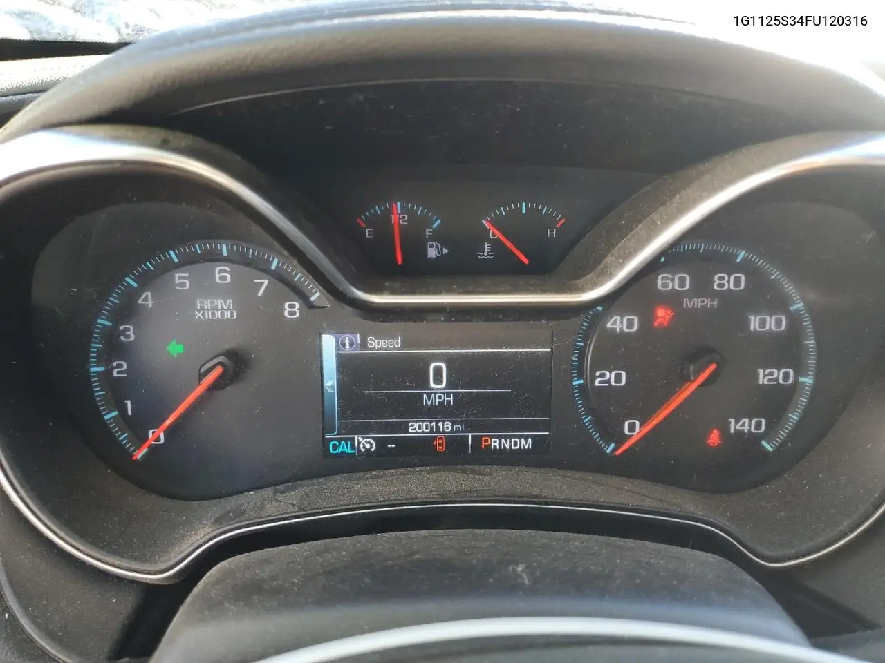 1G1125S34FU120316 2015 Chevrolet Impala Lt