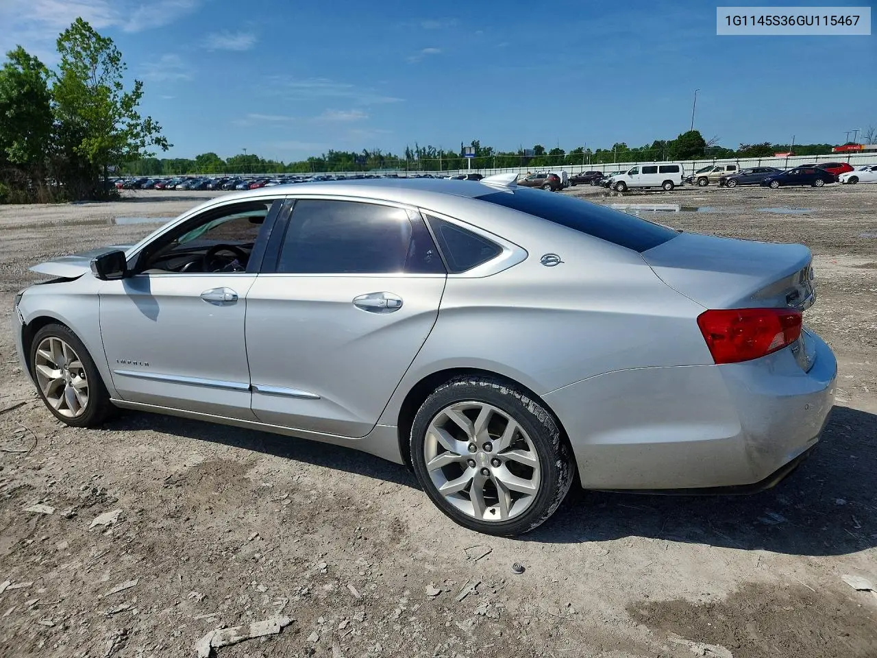 2016 Chevrolet Impala Ltz VIN: 1G1145S36GU115467 Lot: 56573796