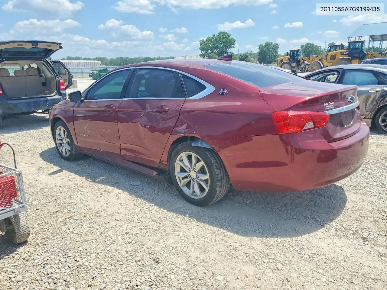 2016 Chevrolet Impala Lt VIN: 2G1105SA7G9199435 Lot: 58783156