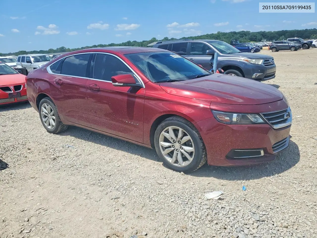 2016 Chevrolet Impala Lt VIN: 2G1105SA7G9199435 Lot: 58783156