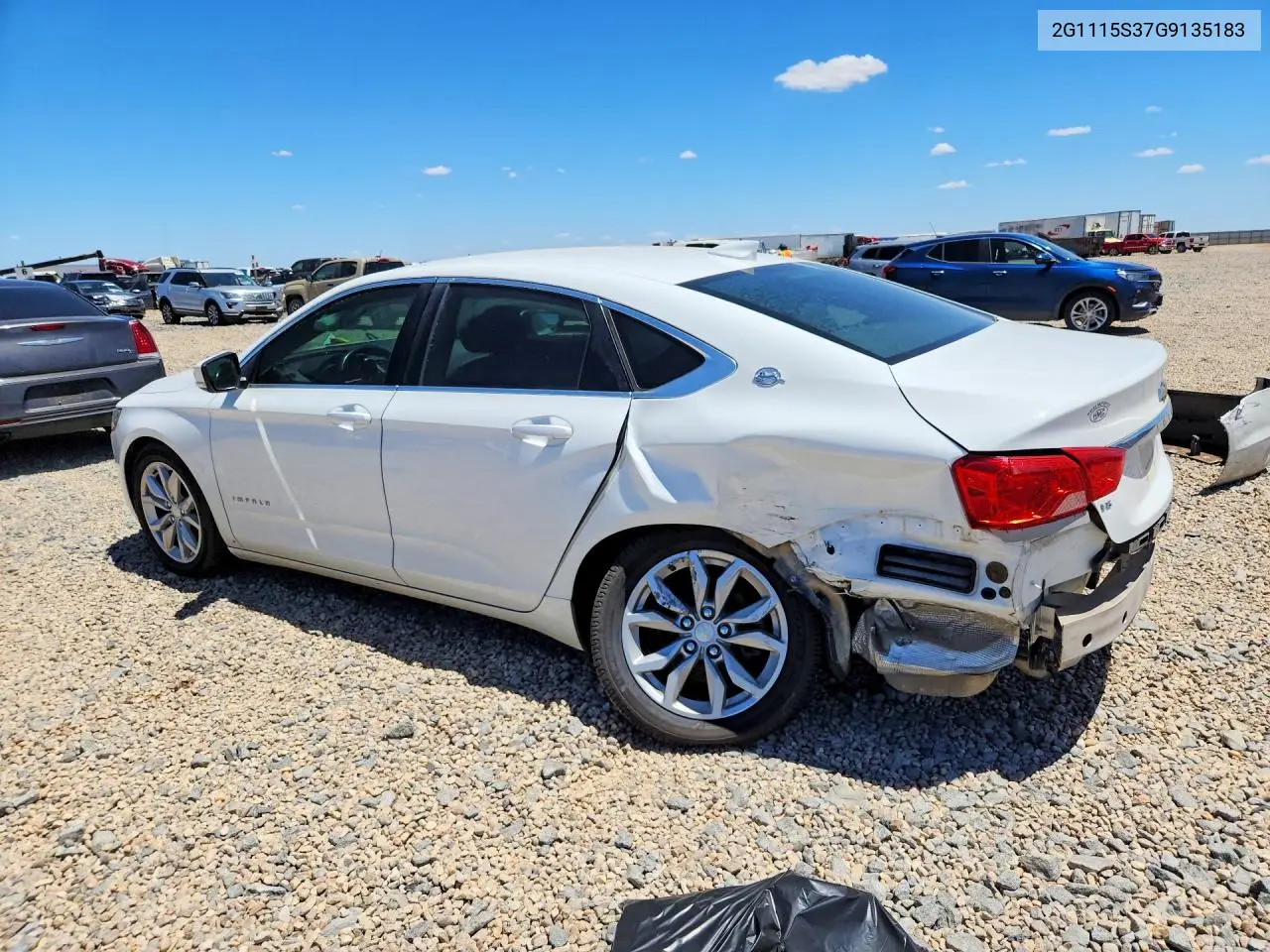 2G1115S37G9135183 2016 Chevrolet Impala Lt