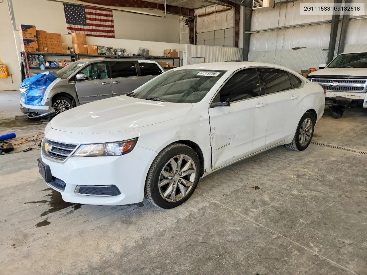 2016 Chevrolet Impala Lt VIN: 2G1115S31G9132618 Lot: 61349796