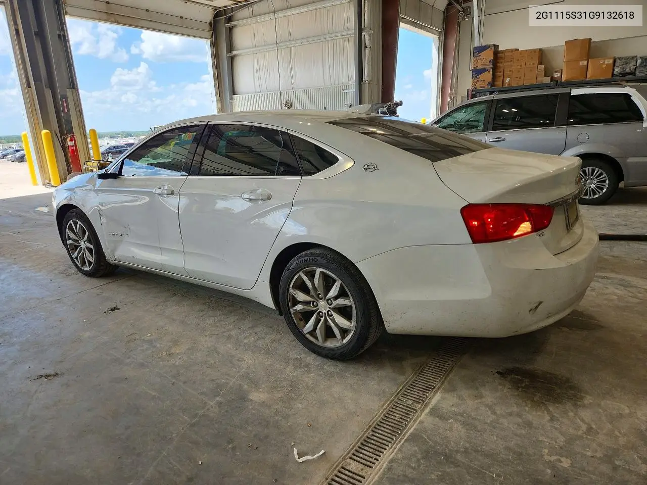 2016 Chevrolet Impala Lt VIN: 2G1115S31G9132618 Lot: 61349796