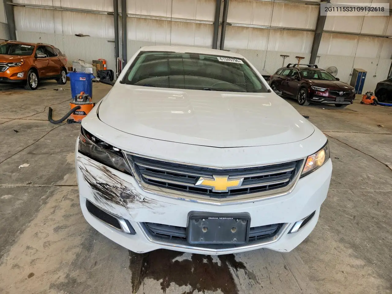 2016 Chevrolet Impala Lt VIN: 2G1115S31G9132618 Lot: 61349796