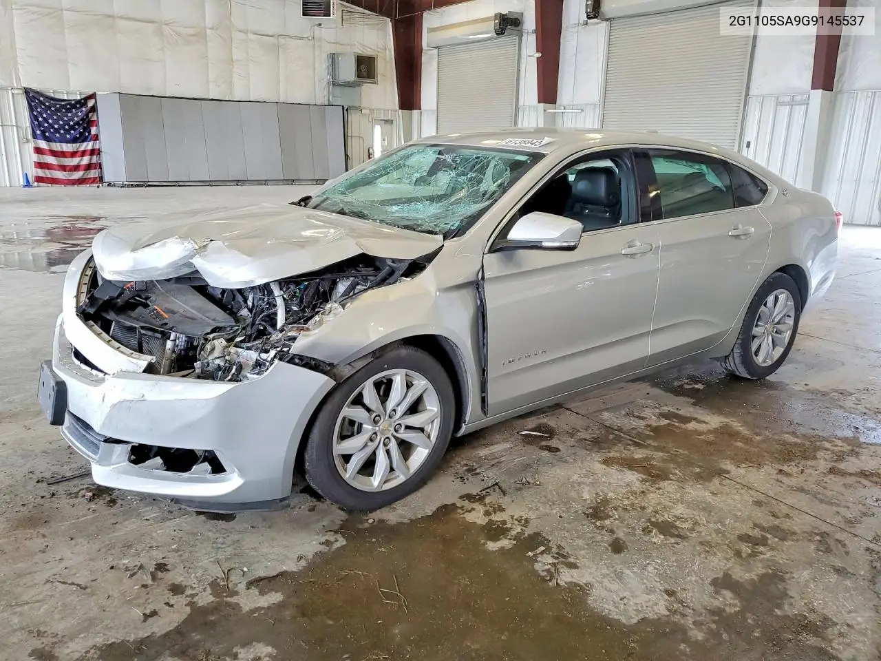2016 Chevrolet Impala Lt VIN: 2G1105SA9G9145537 Lot: 61389456