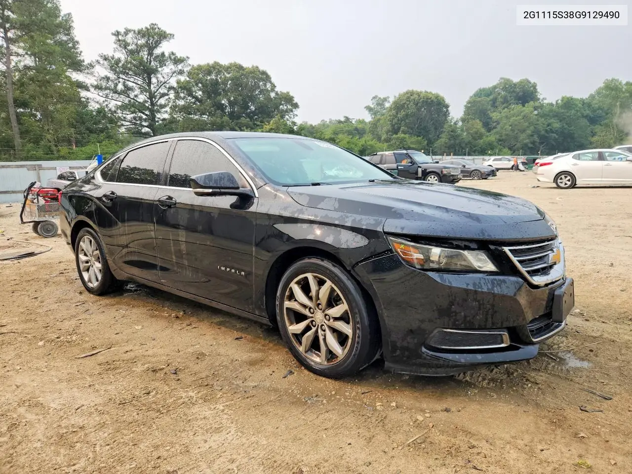 2016 Chevrolet Impala Lt VIN: 2G1115S38G9129490 Lot: 61524646