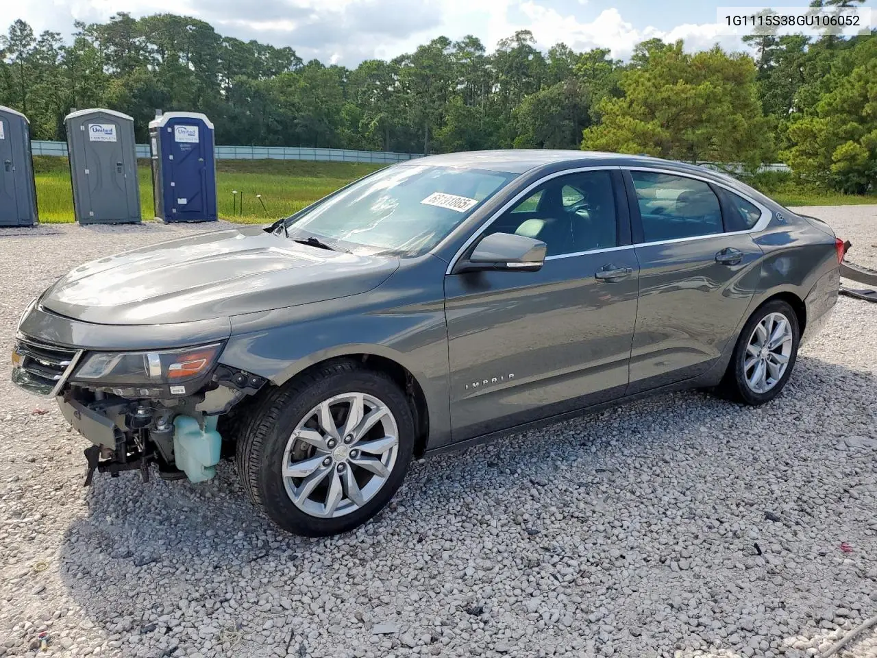 1G1115S38GU106052 2016 Chevrolet Impala Lt
