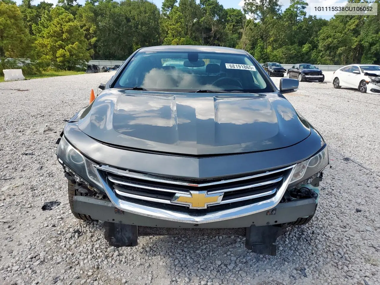 1G1115S38GU106052 2016 Chevrolet Impala Lt