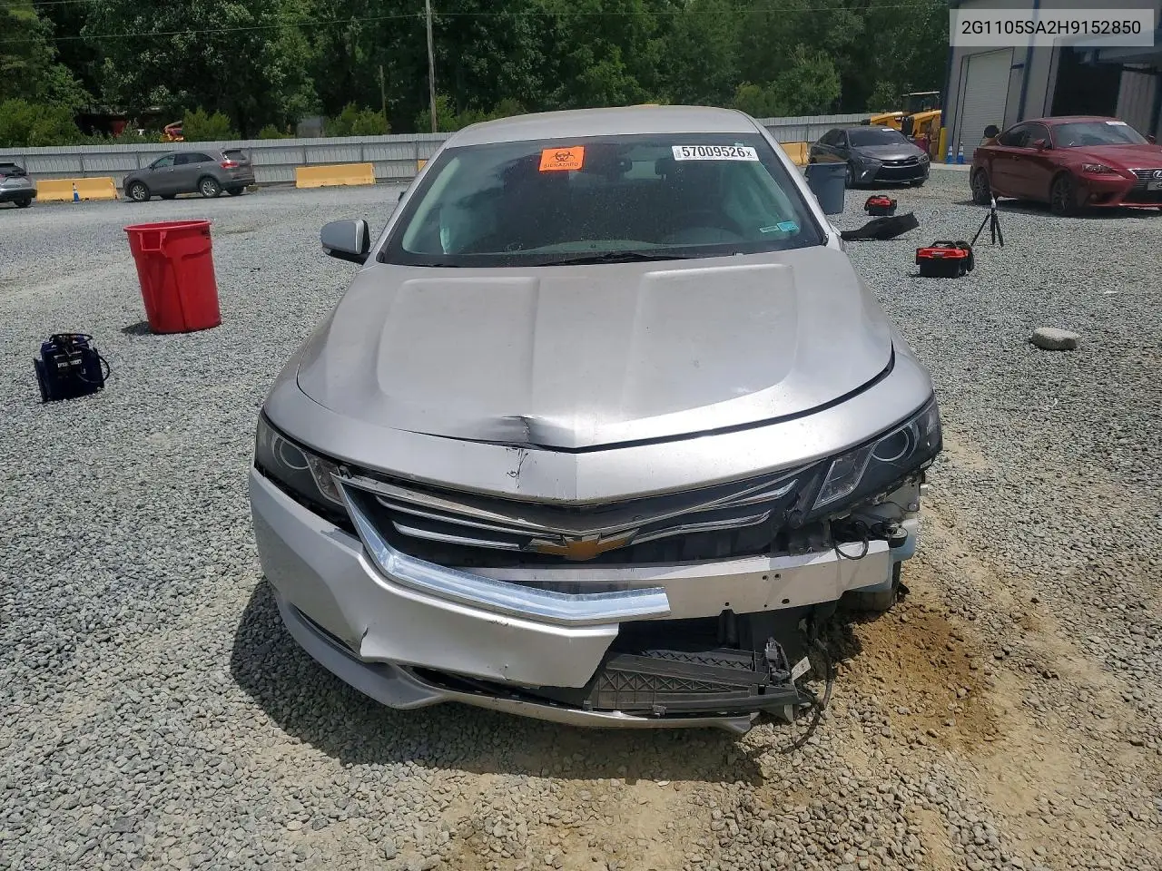 2017 Chevrolet Impala Lt VIN: 2G1105SA2H9152850 Lot: 57009526