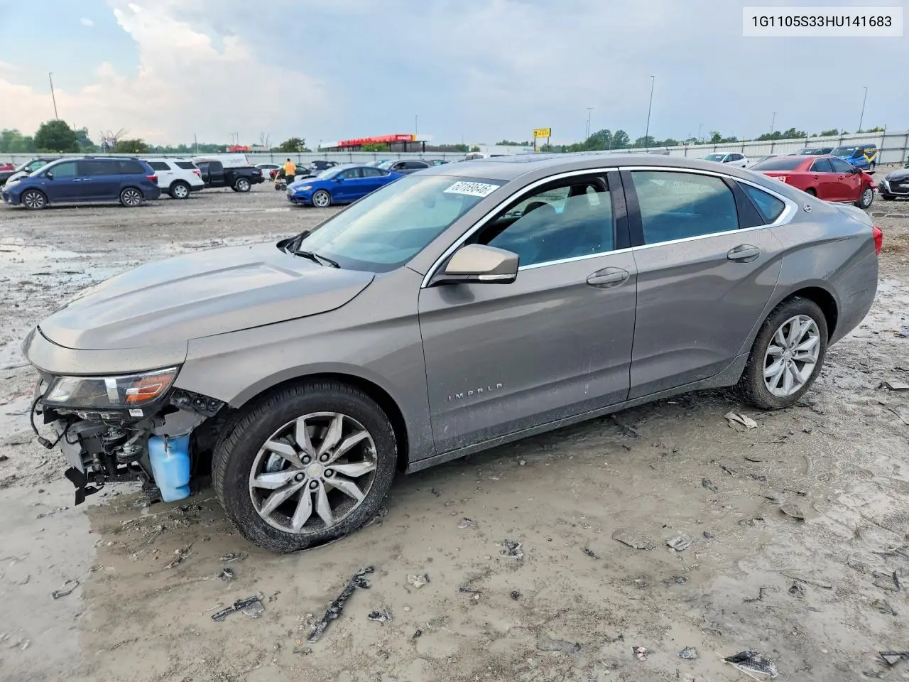 2017 Chevrolet Impala Lt VIN: 1G1105S33HU141683 Lot: 60169646